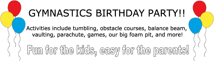 Gymnastics Birthday Party